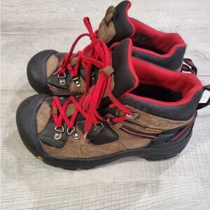 Keen brown hiking Boots kids size 13